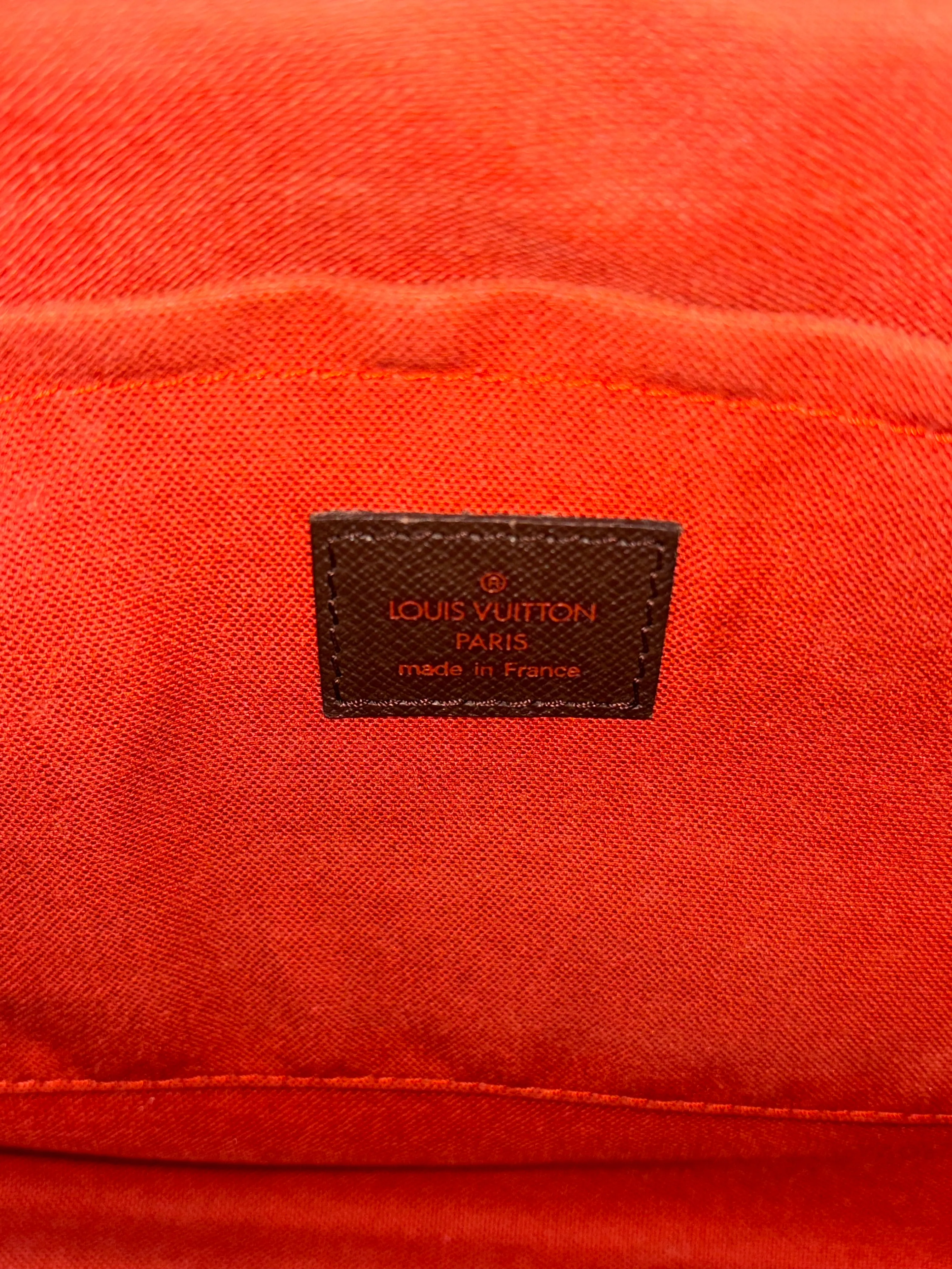 LOUIS VUITTON Damier Ebene Belem MM Shoulder Bag