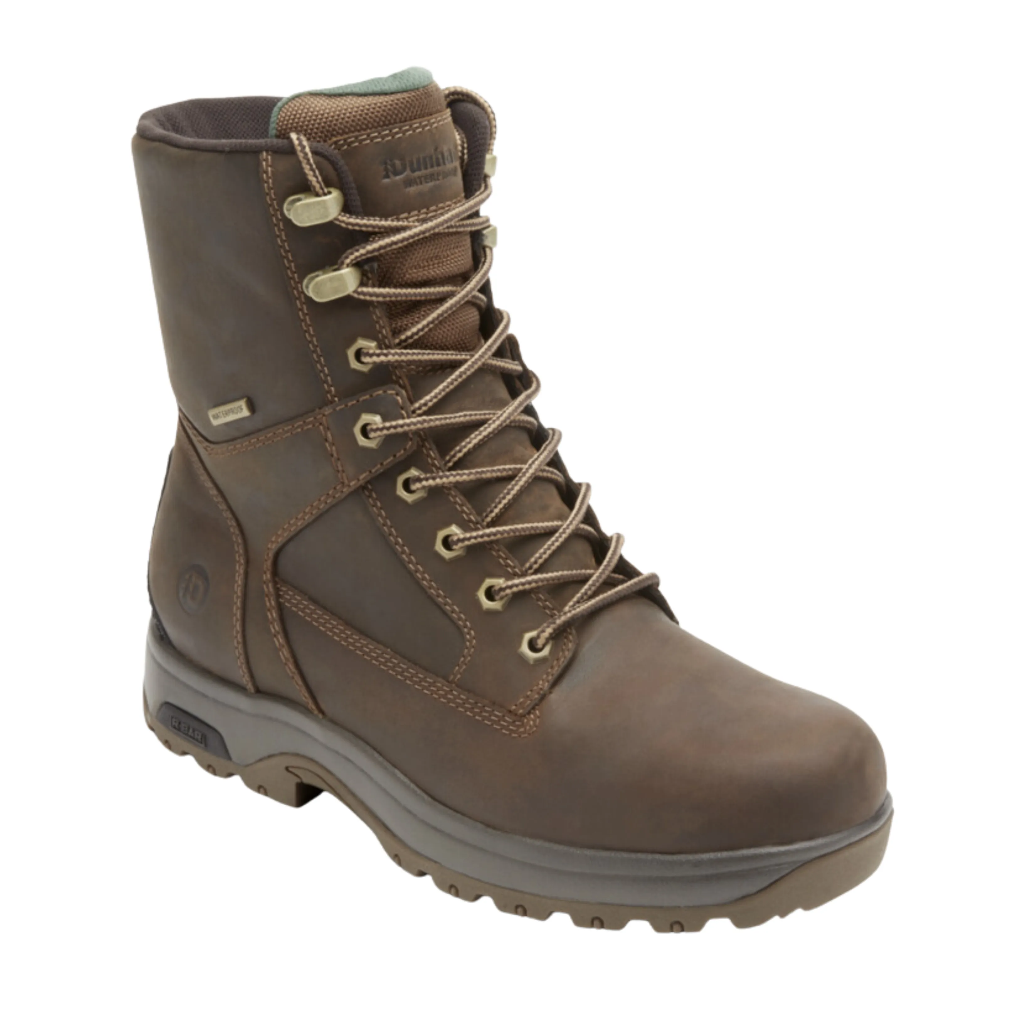 Men's 8000 Works 8" Boot (Plain Toe) - Brown (D Width)
