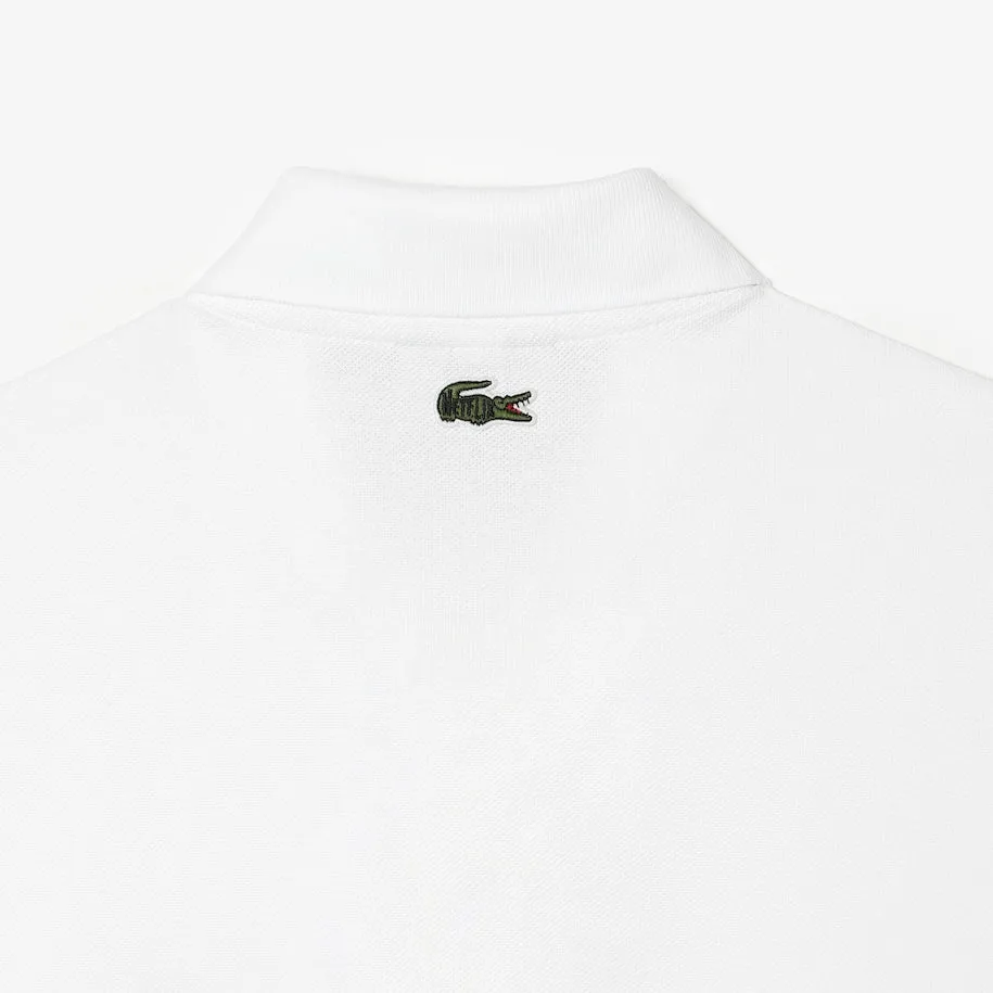 Men’s Lacoste x Netflix Organic Cotton Polo White