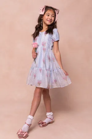 Mini Ever After Dress in Blue