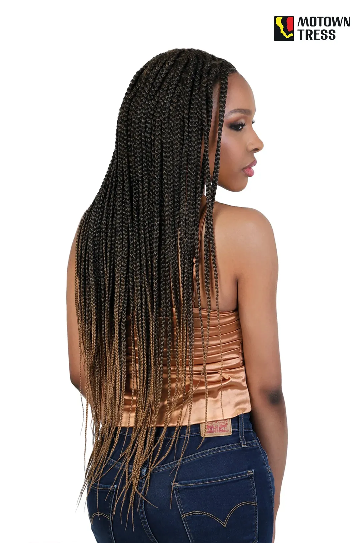 MOTOWN HD HAND BRAIDED WIG - WLB.TRIBOX 32"