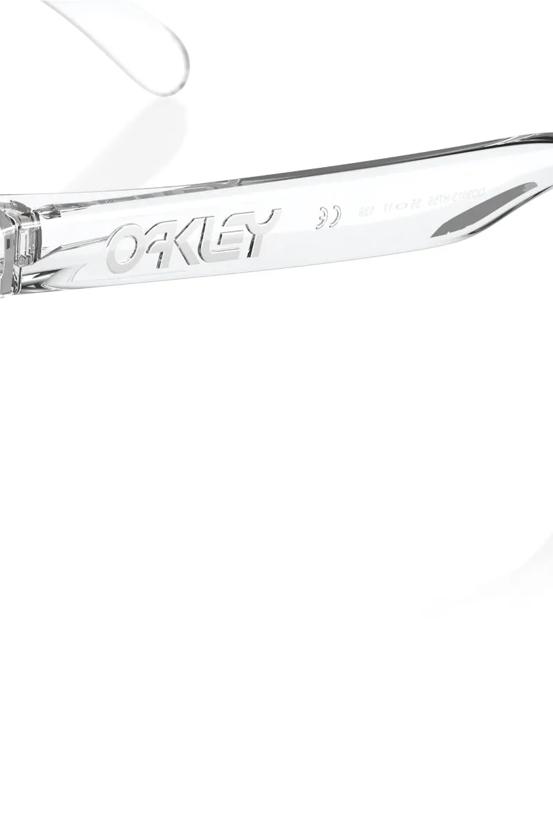 OAKLEY FROGSKINS POLISHED CLEAR W/ PRIZM VIOLET
