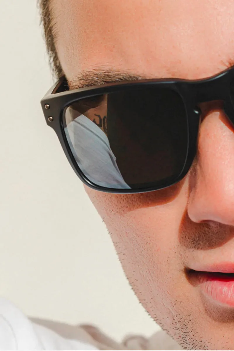 OAKLEY HOLBROOK MATTE BLACK W/ PRIZM BLACK POLARIZED