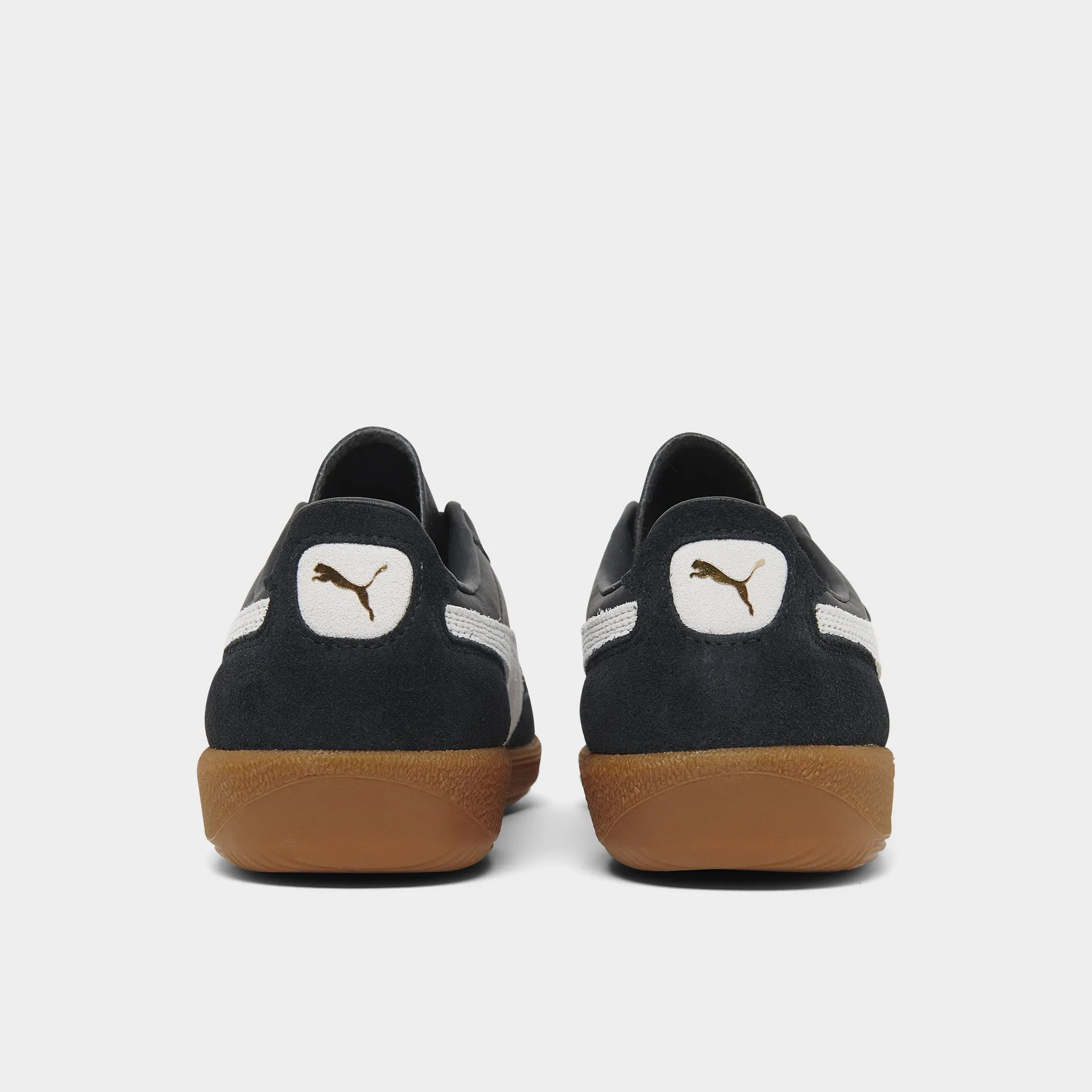 Puma Women's Palermo Leather Black / Feather Gray - Gum