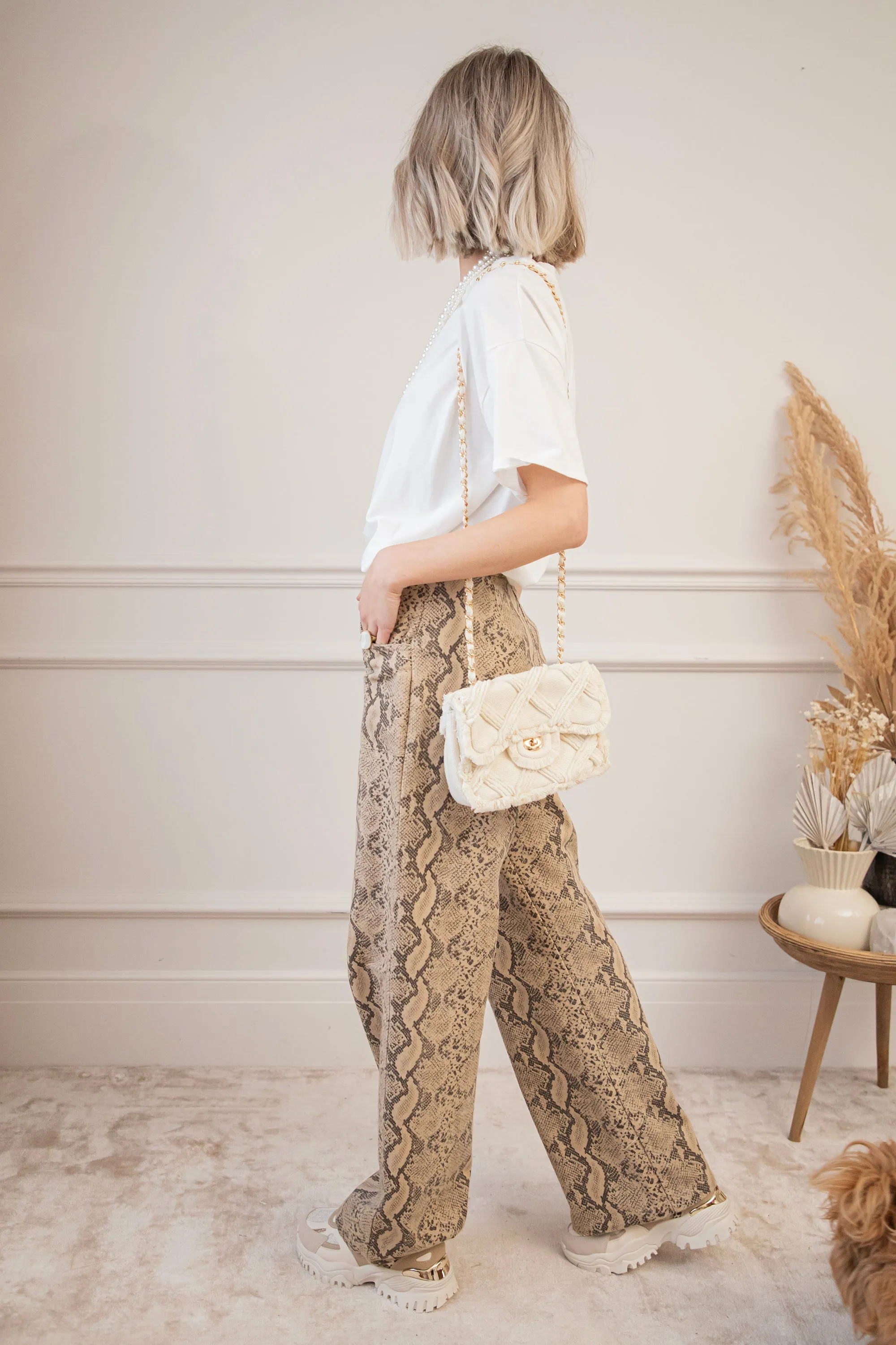 Python Perfect Taupe - Broek