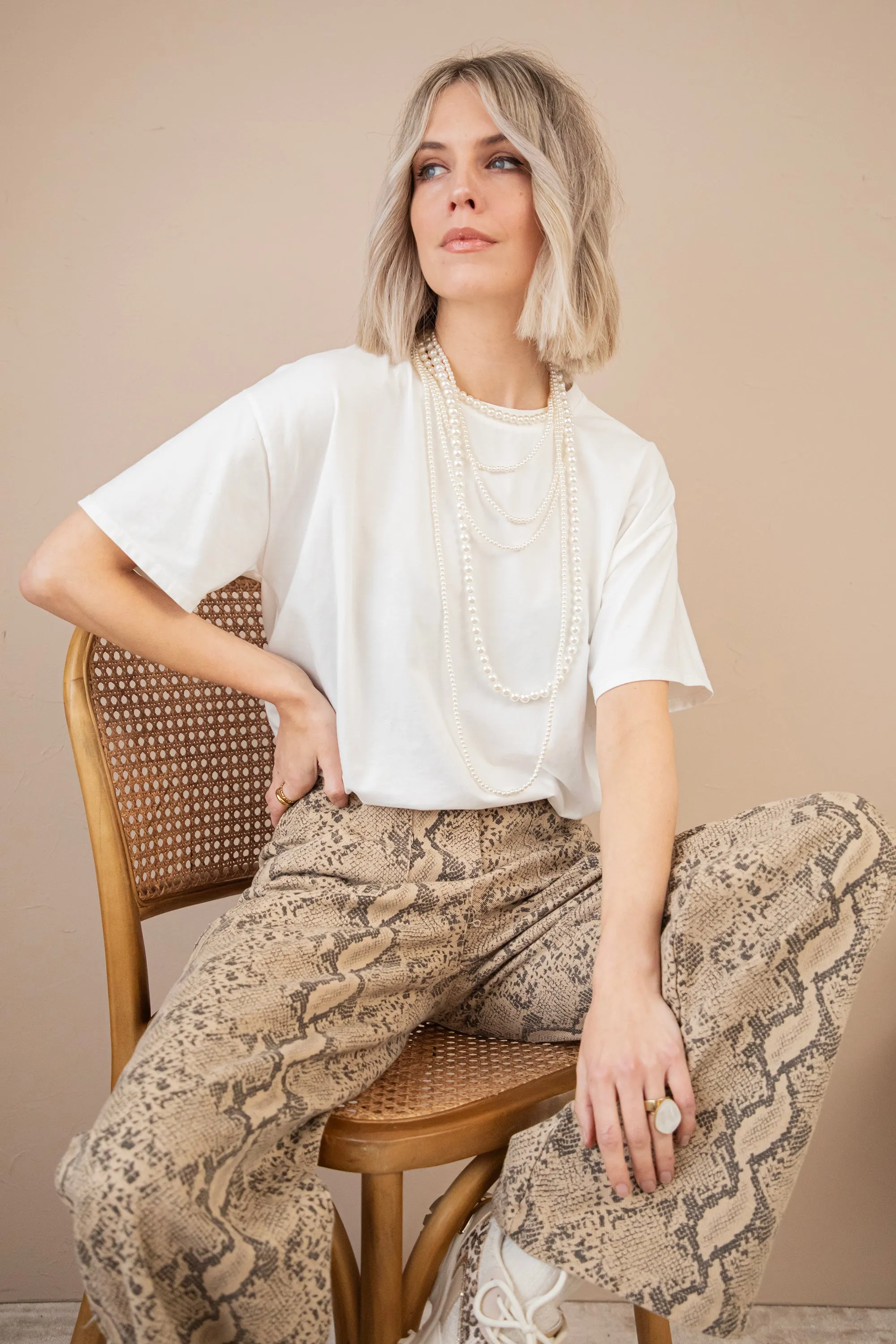 Python Perfect Taupe - Broek