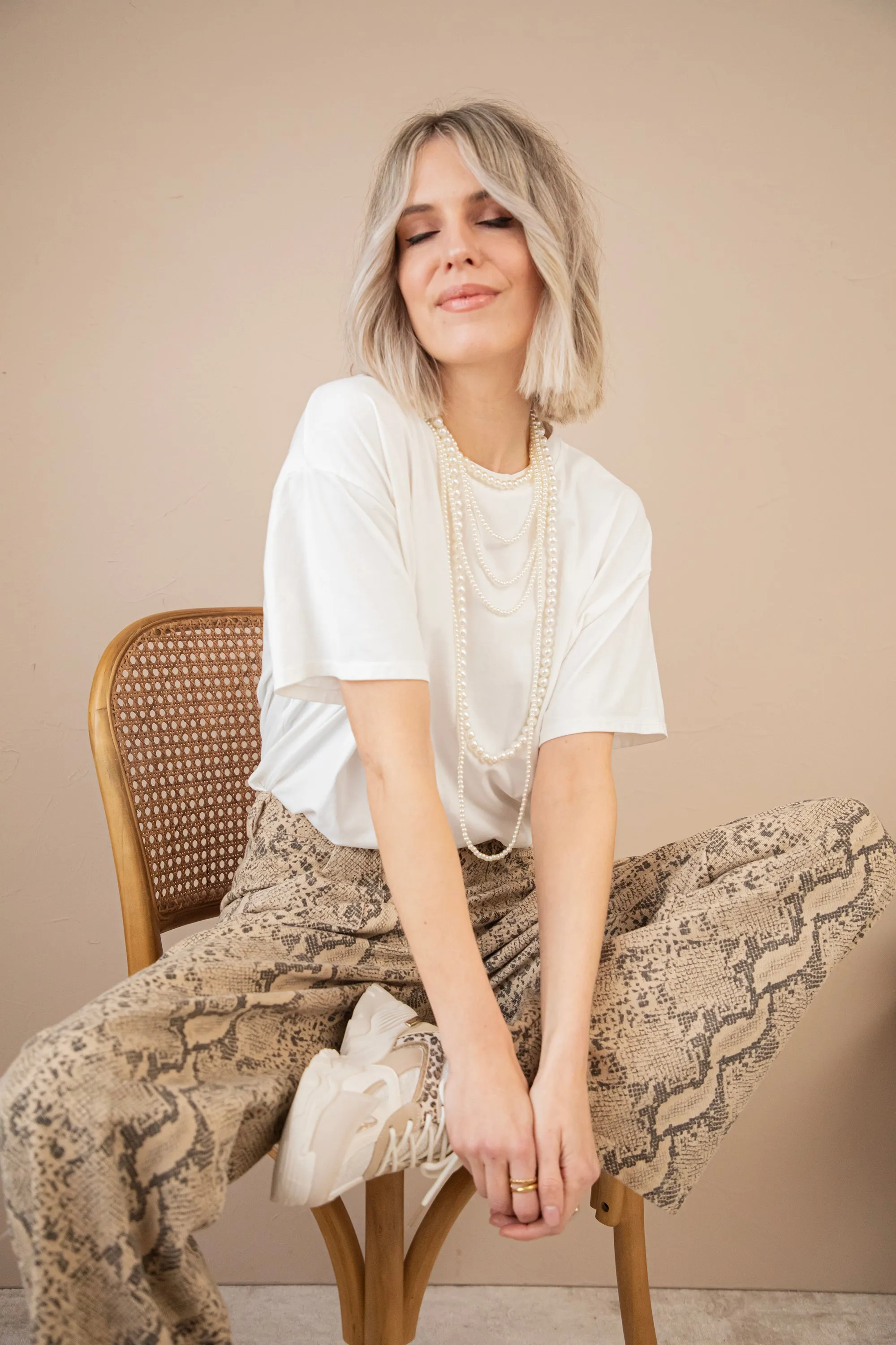 Python Perfect Taupe - Broek