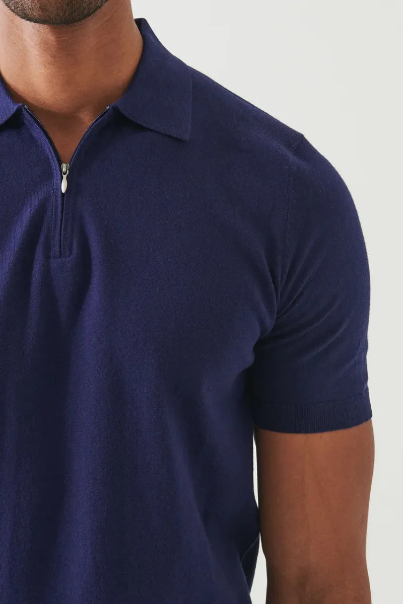 Quarter Zip Polo