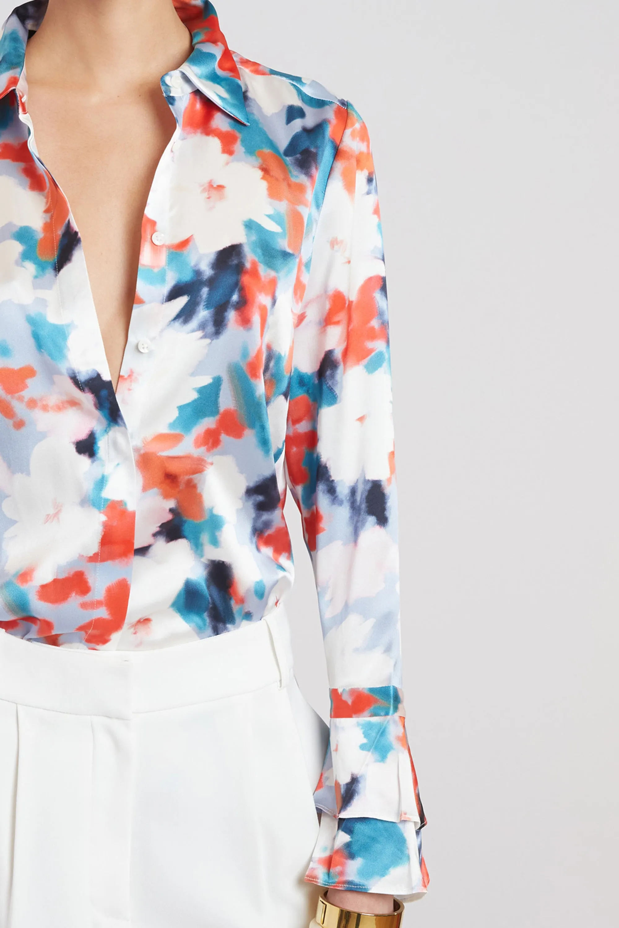 Silk Monet Garden Shirt