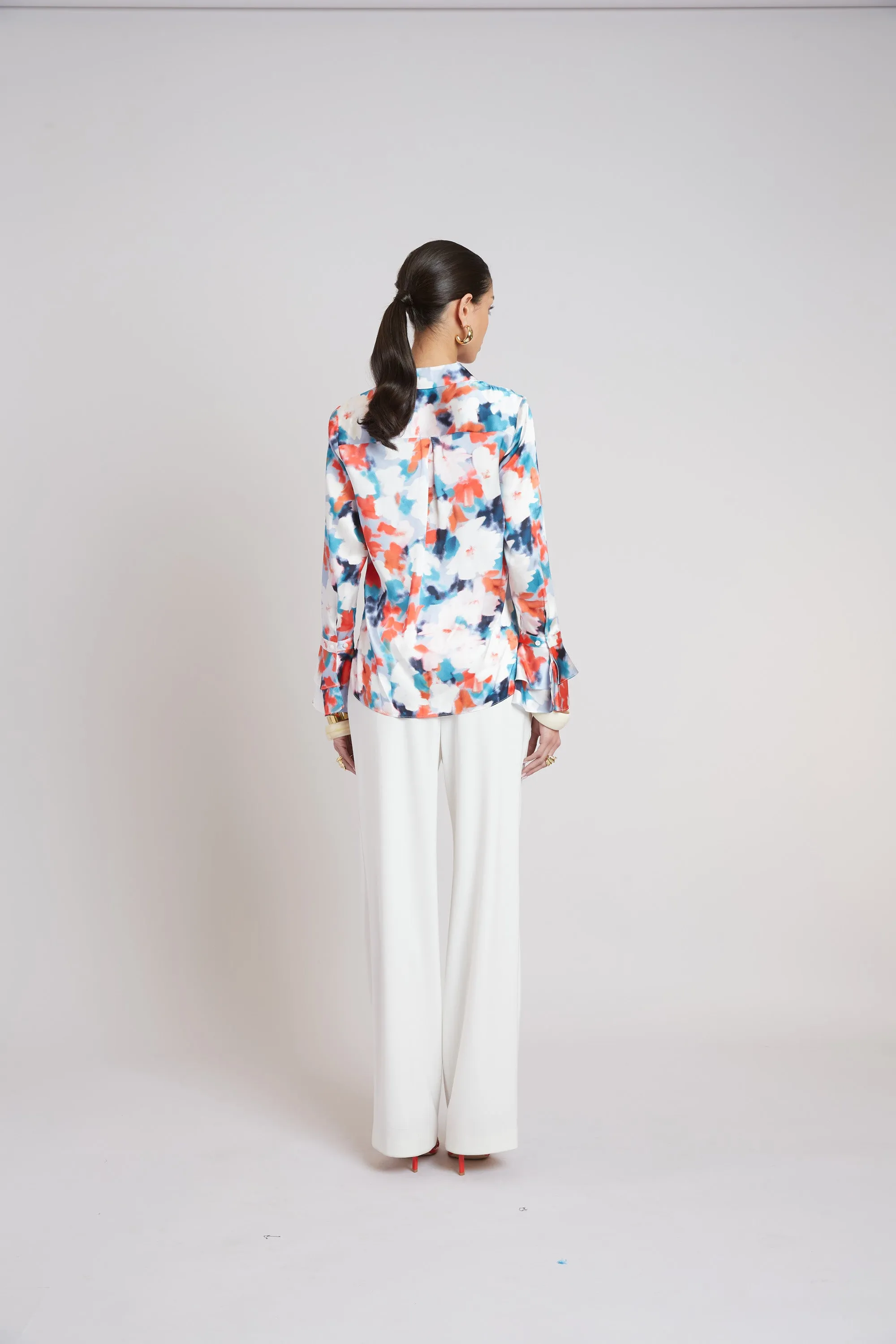 Silk Monet Garden Shirt