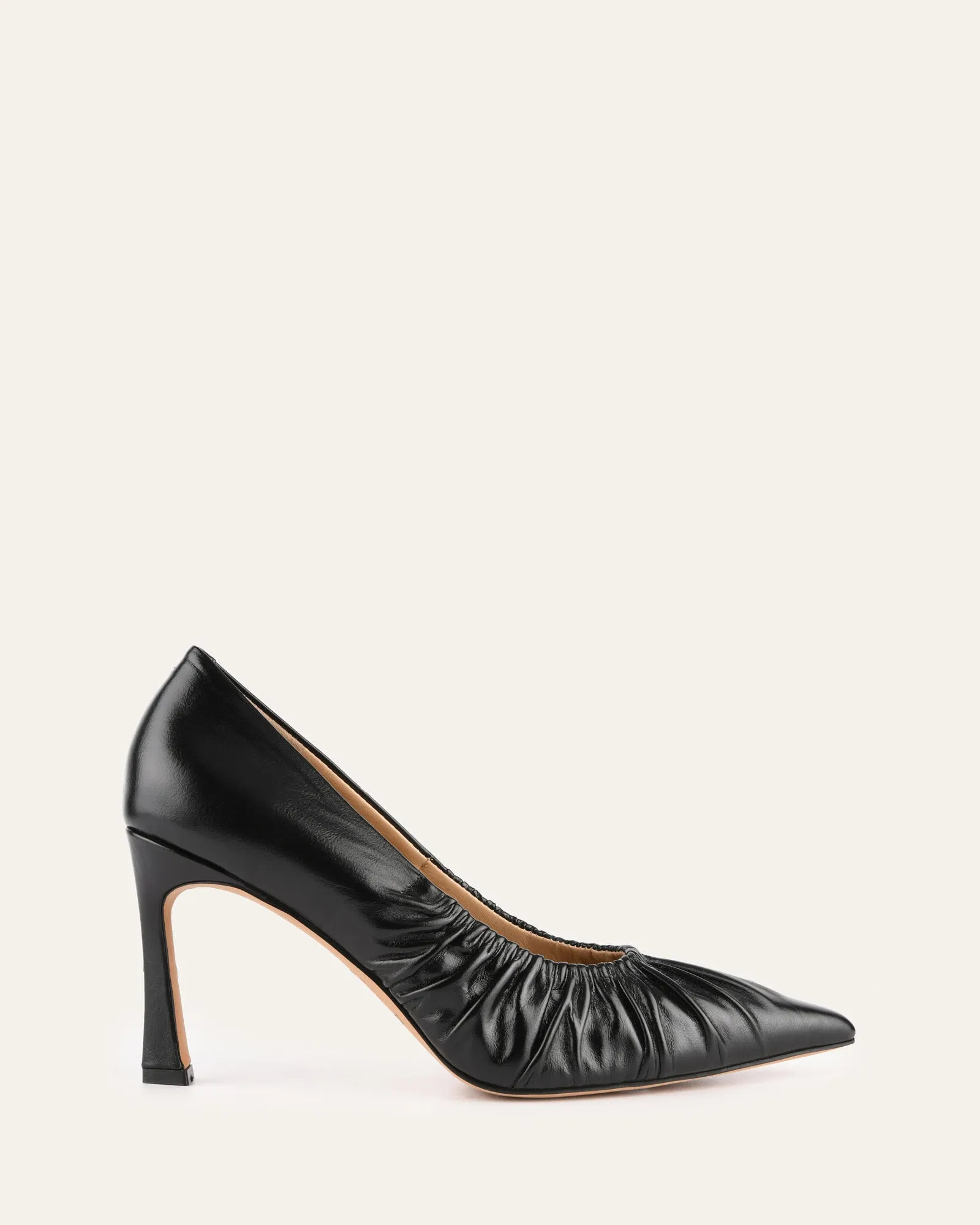 SINCLAIR HIGH HEELS BLACK LEATHER