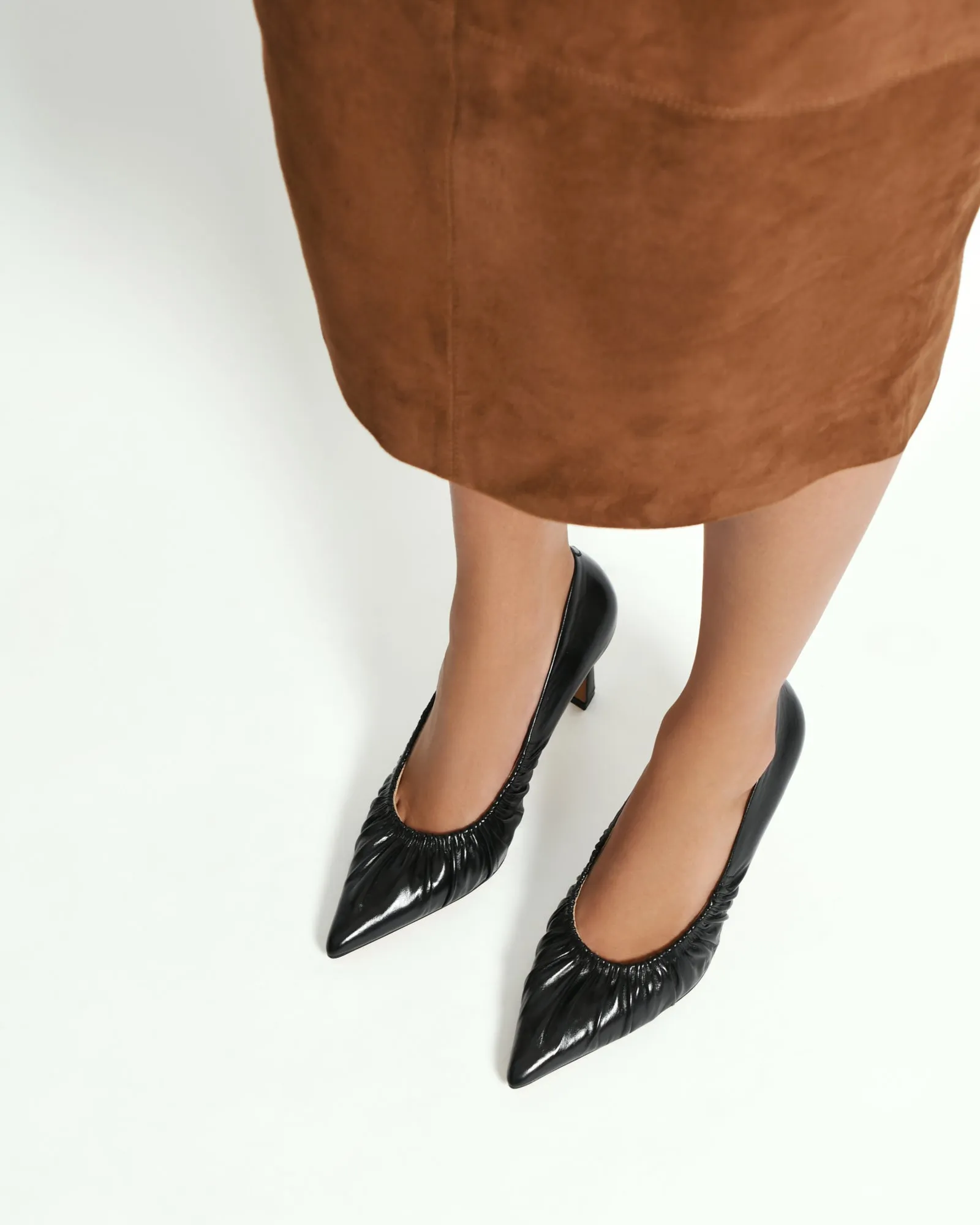SINCLAIR HIGH HEELS BLACK LEATHER