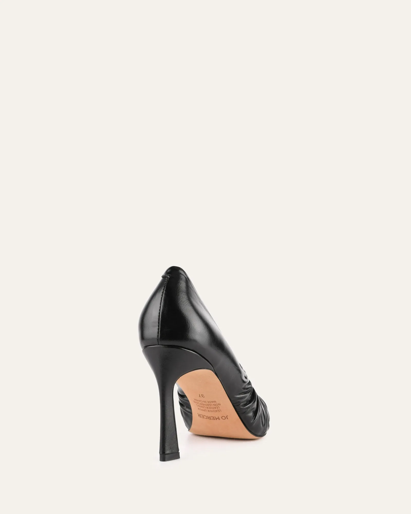 SINCLAIR HIGH HEELS BLACK LEATHER