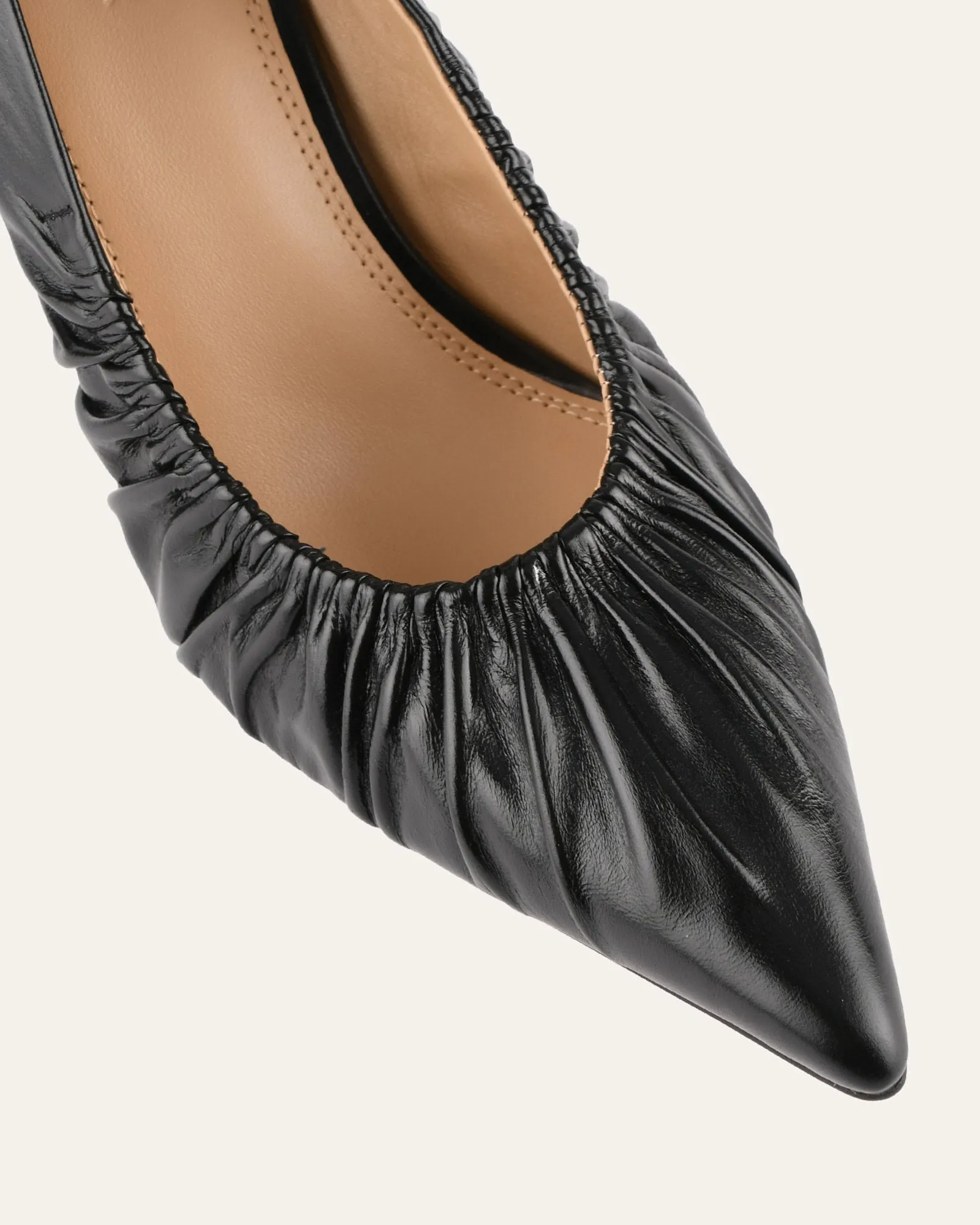 SINCLAIR HIGH HEELS BLACK LEATHER