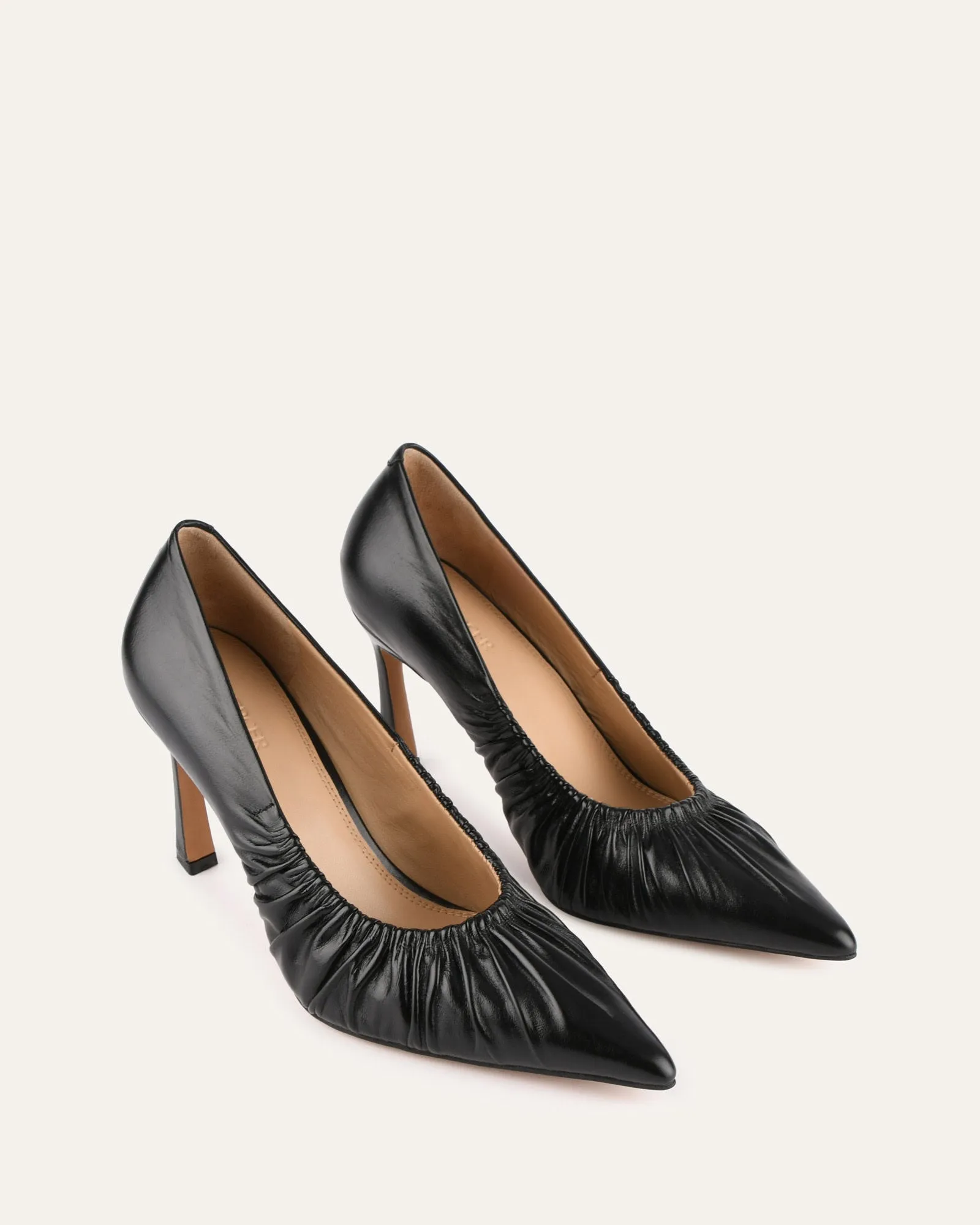 SINCLAIR HIGH HEELS BLACK LEATHER