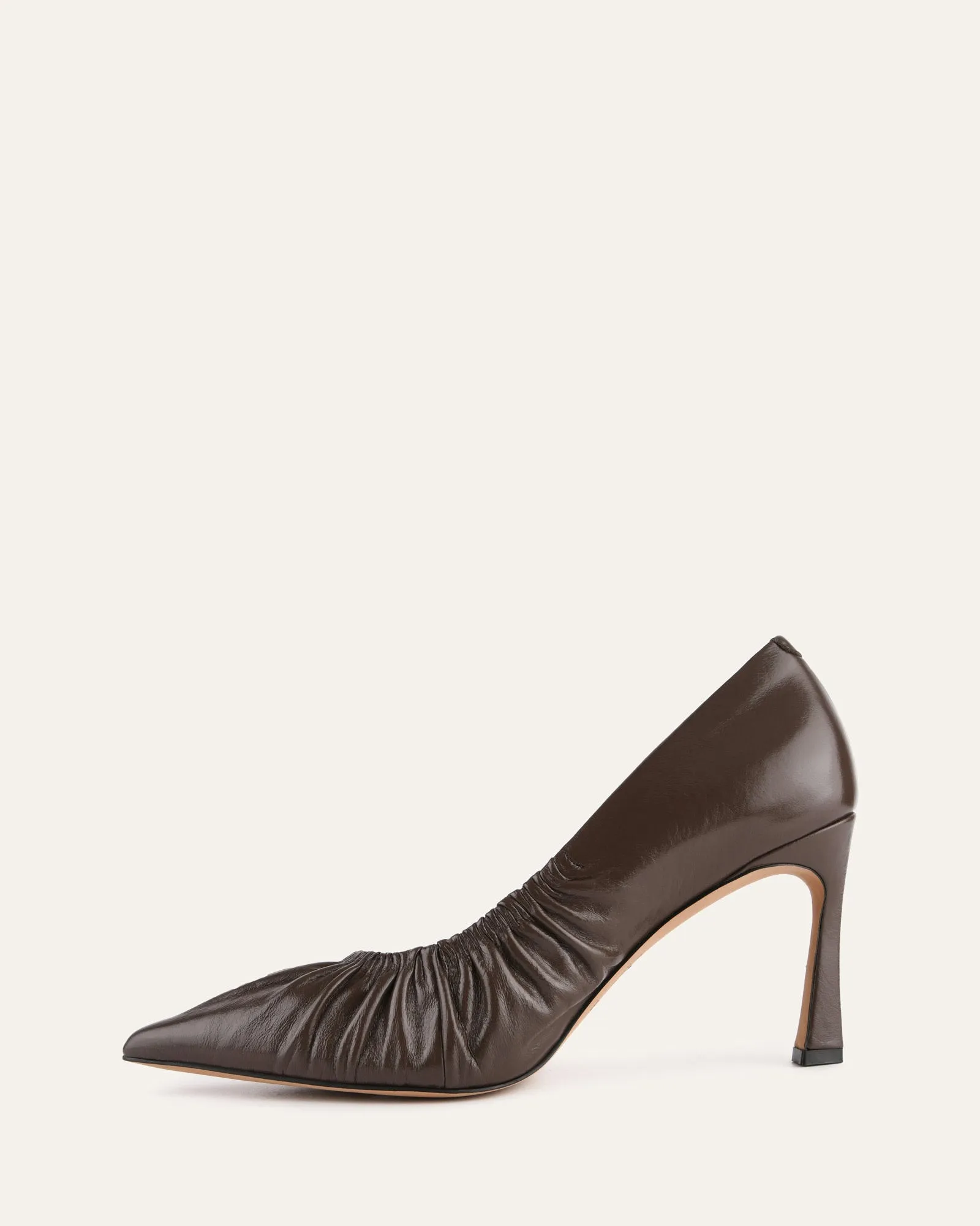 SINCLAIR HIGH HEELS DARK RYE LEATHER