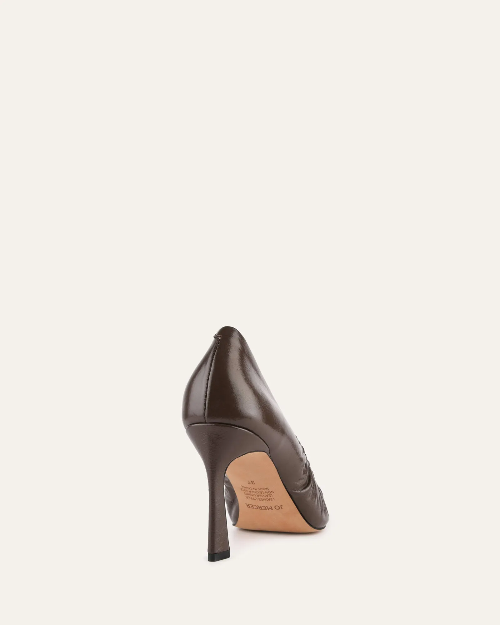 SINCLAIR HIGH HEELS DARK RYE LEATHER