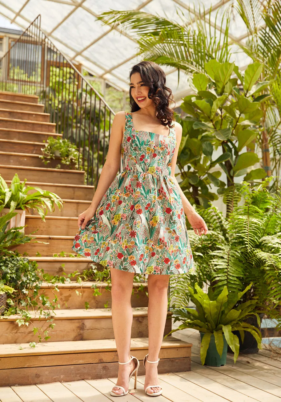 Someplace Warm Fit and Flare Dress