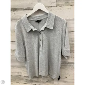 Top Short Sleeve By Banana Republic In Grey, Size: Xl