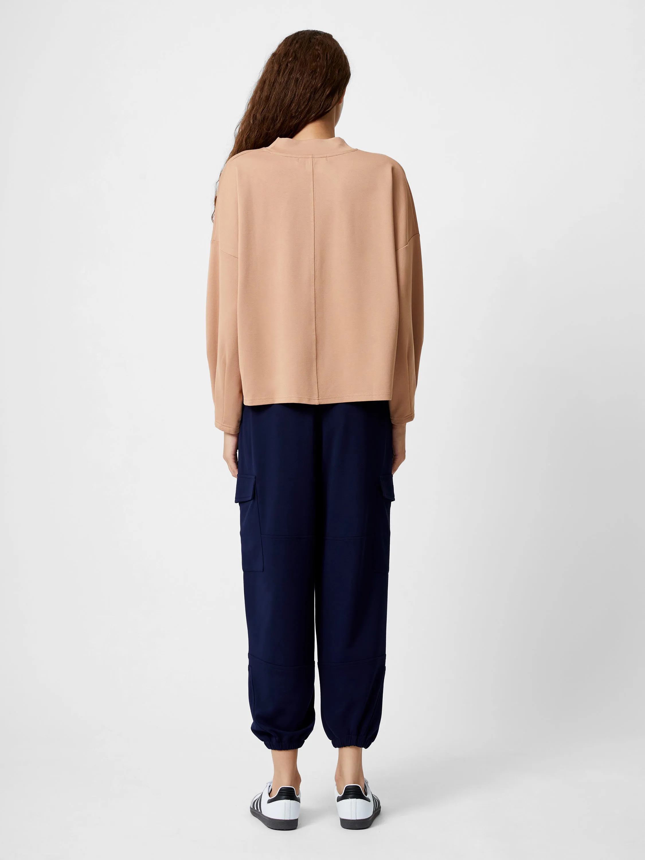 Turtleneck Cut Long Sleeve Top