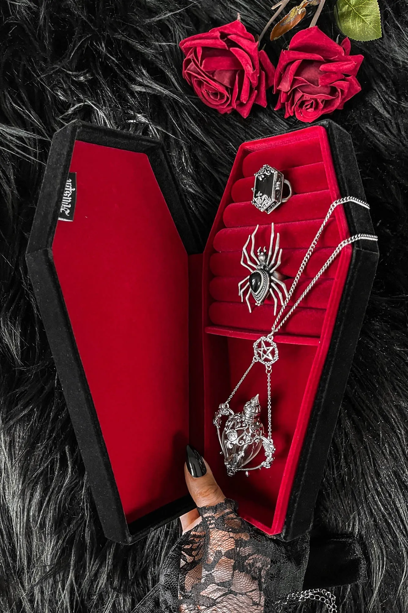 Velvet Casket Jewellery Box