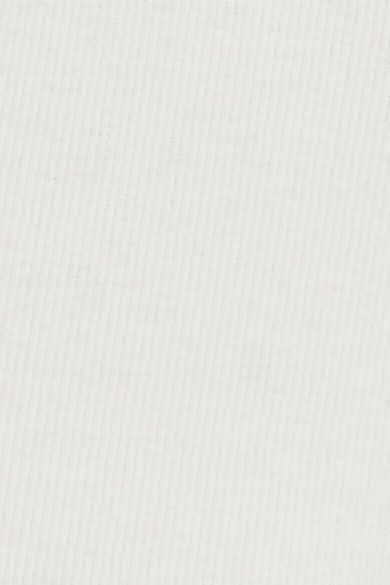 White Cutaway Halter Neck Crop Top